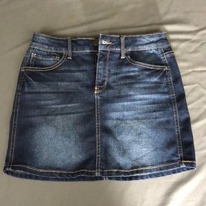 Girls SO Blue Jean Skirt